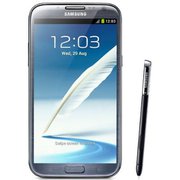 Samsung Galaxy Note 2 N7100 titanium gray colored smartphone